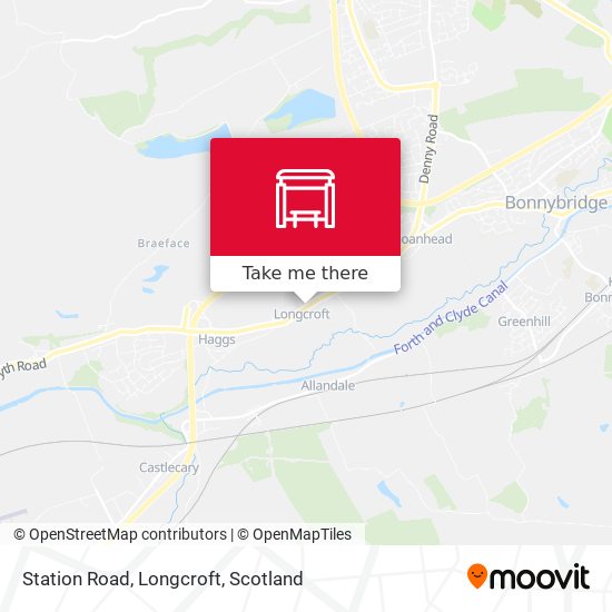 Station Road, Longcroft map