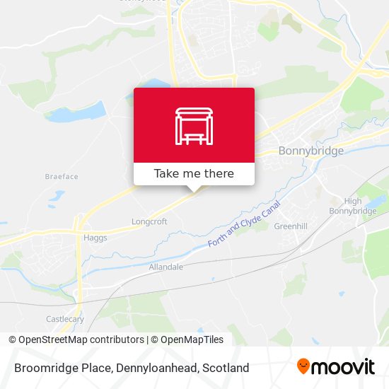 Broomridge Place, Dennyloanhead map