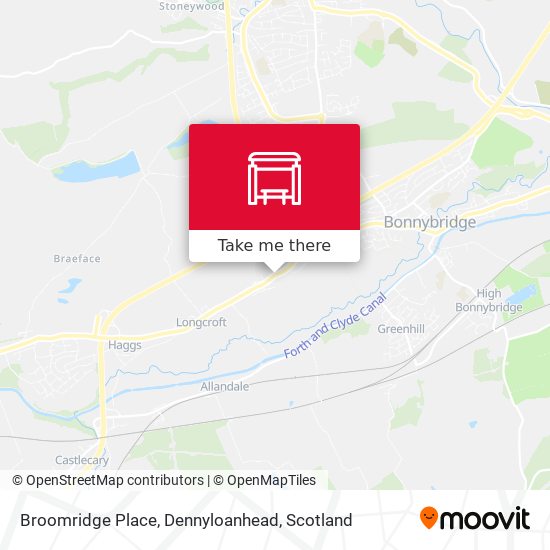 Broomridge Place, Dennyloanhead map