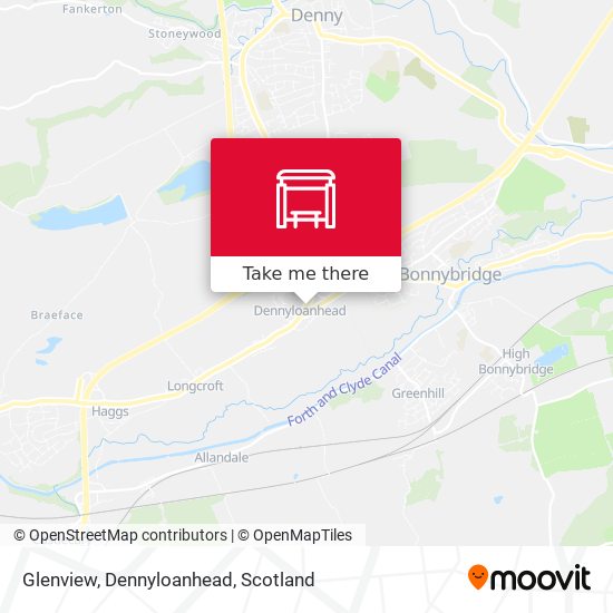 Glenview, Dennyloanhead map