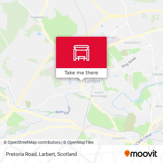 Pretoria Road, Larbert map