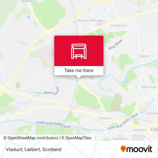 Viaduct, Larbert map