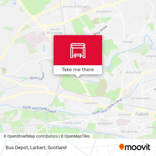 Bus Depot, Larbert map
