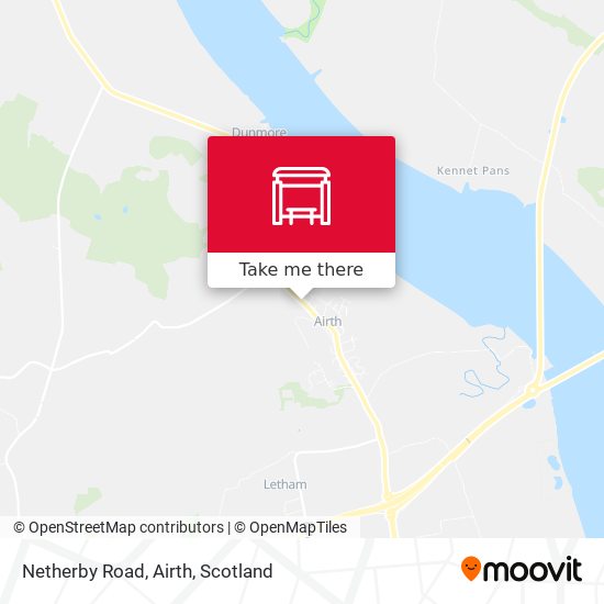 Netherby Road, Airth map
