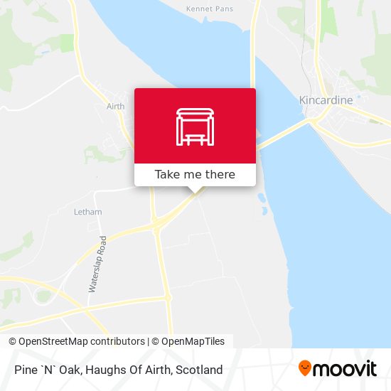 Pine `N` Oak, Haughs Of Airth map