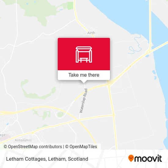 Letham Cottages, Letham map