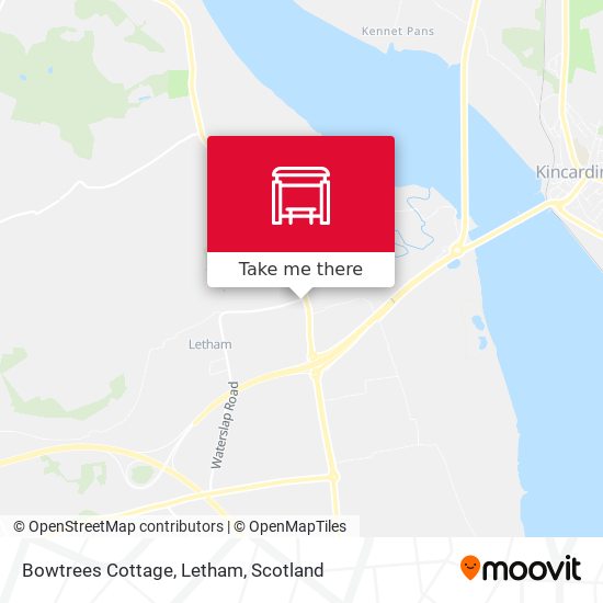 Bowtrees Cottage, Letham map