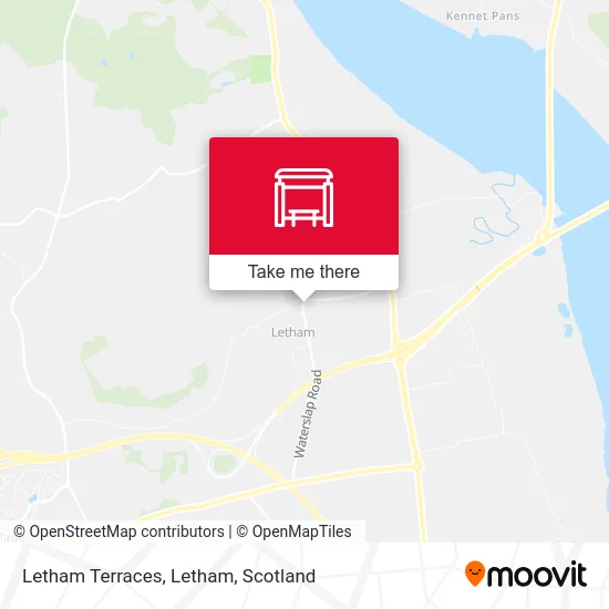 Letham Terraces, Letham map