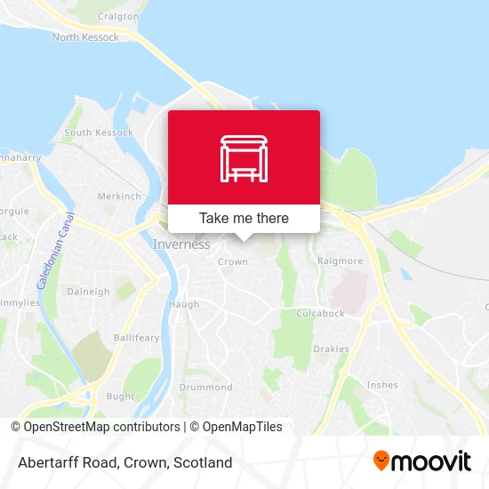 Abertarff Road, Crown map