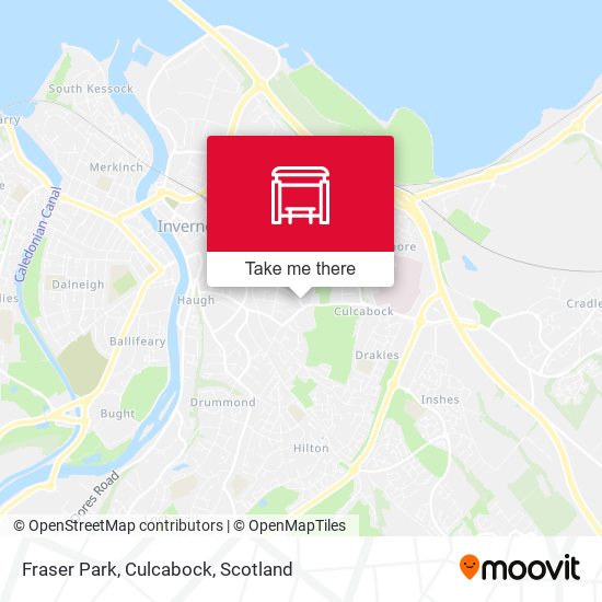 Fraser Park, Culcabock map