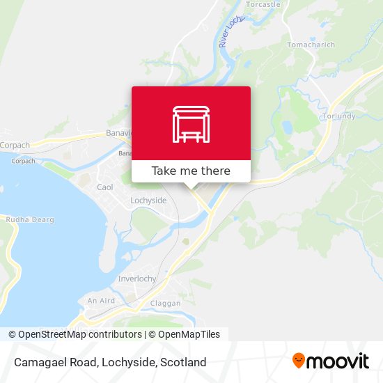 Camagael Road, Lochyside map