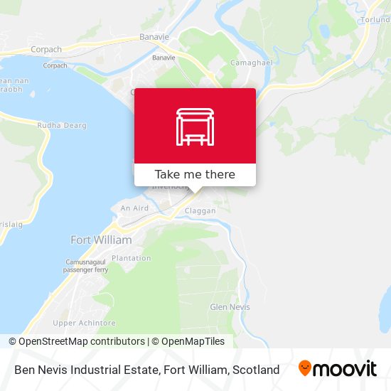 Ben Nevis Industrial Estate, Fort William map