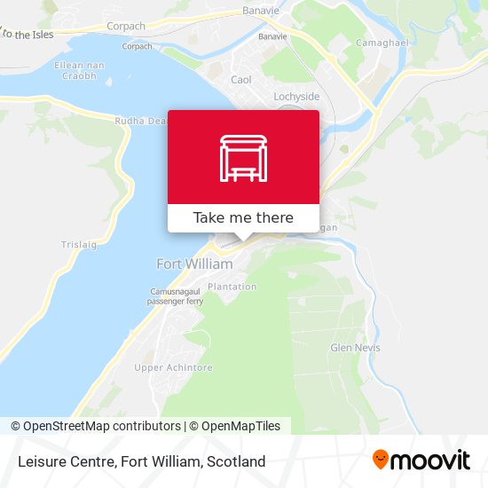 Leisure Centre, Fort William map