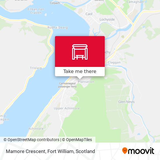 Mamore Crescent, Fort William map