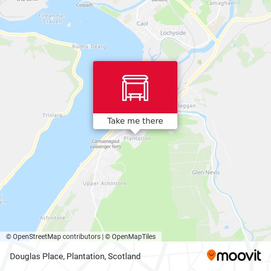 Douglas Place, Plantation map