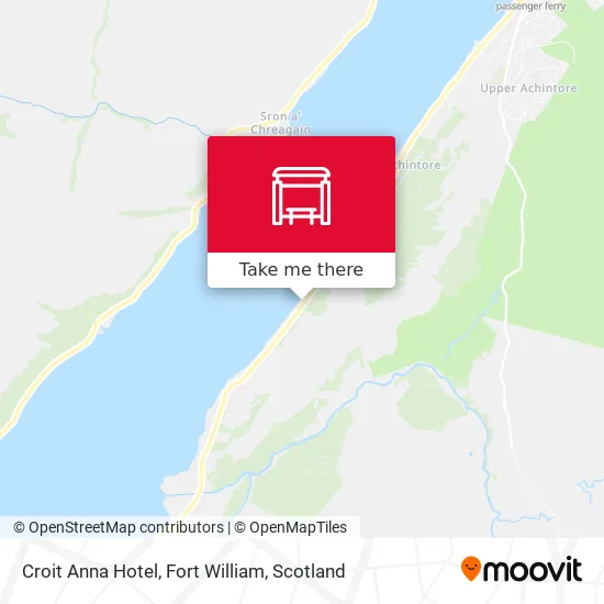 Croit Anna Hotel, Fort William map