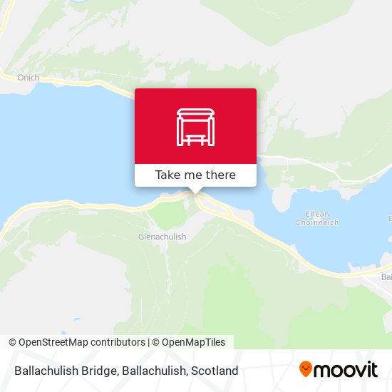 Ballachulish Bridge, Ballachulish map