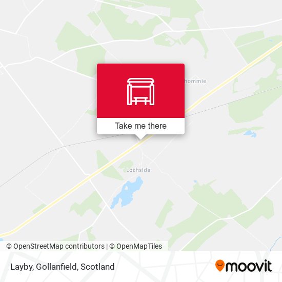 Layby, Gollanfield map