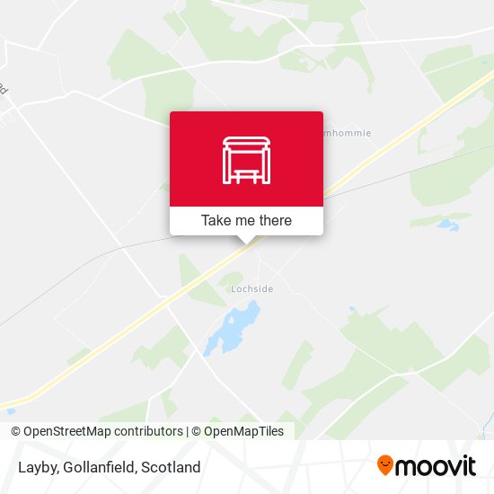 Layby, Gollanfield map