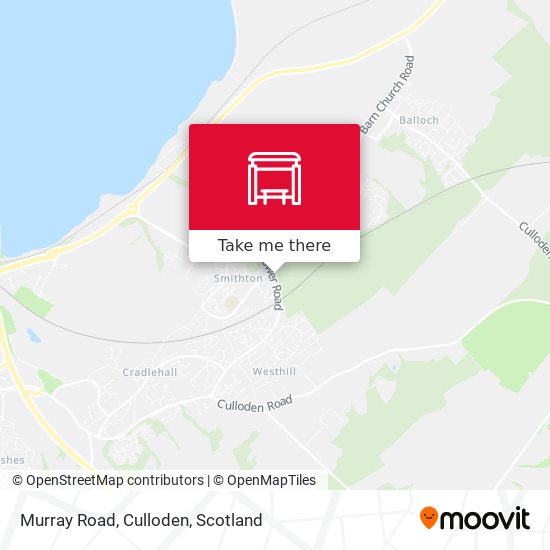 Murray Road, Culloden map