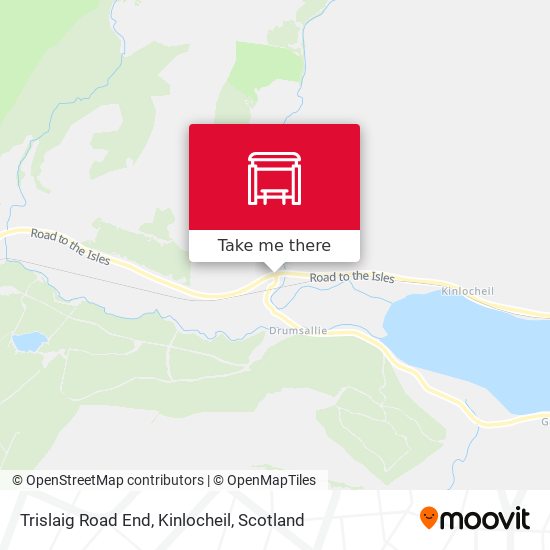 Trislaig Road End, Kinlocheil map