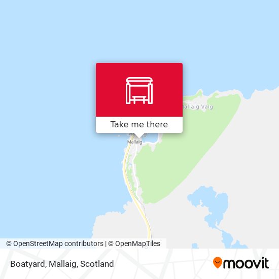 Boatyard, Mallaig map