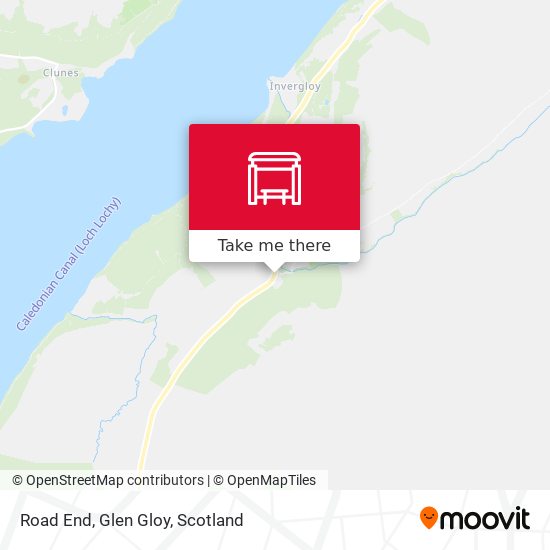 Road End, Glen Gloy map