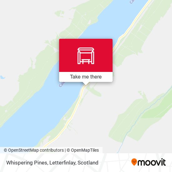 Whispering Pines, Letterfinlay map