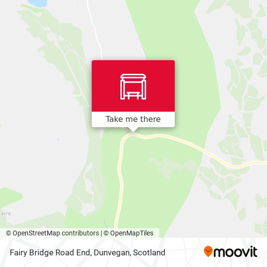 Fairy Bridge Road End, Dunvegan map