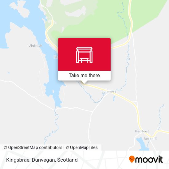 Kingsbrae, Dunvegan map