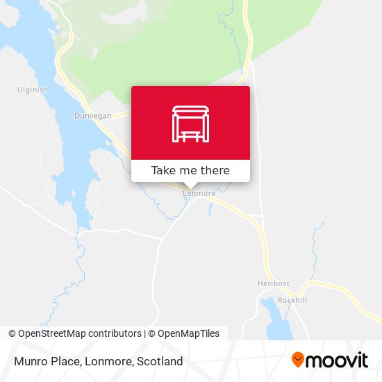 Munro Place, Lonmore map
