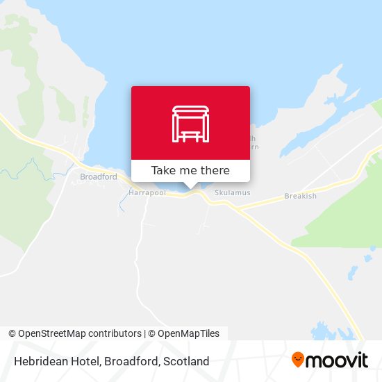 Hebridean Hotel, Broadford map