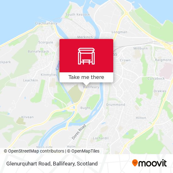 Glenurquhart Road, Ballifeary map