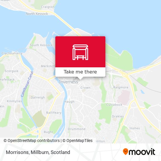 Morrisons, Millburn map