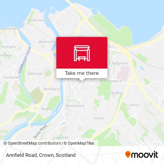 Annfield Road, Crown map