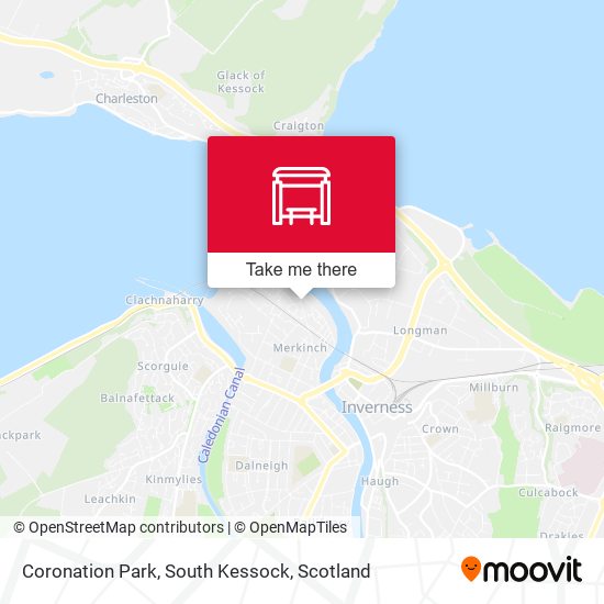 Coronation Park, South Kessock map