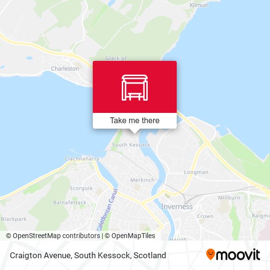 Craigton Avenue, South Kessock map