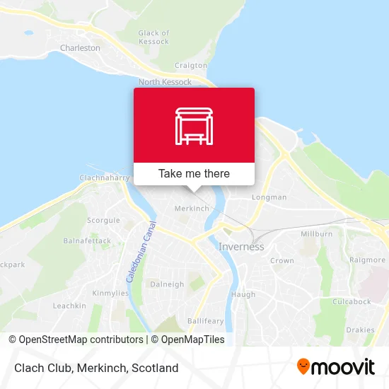 Clach Club, Merkinch map