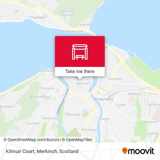 Kilmuir Court, Merkinch map