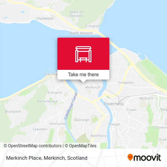 Merkinch Place, Merkinch map