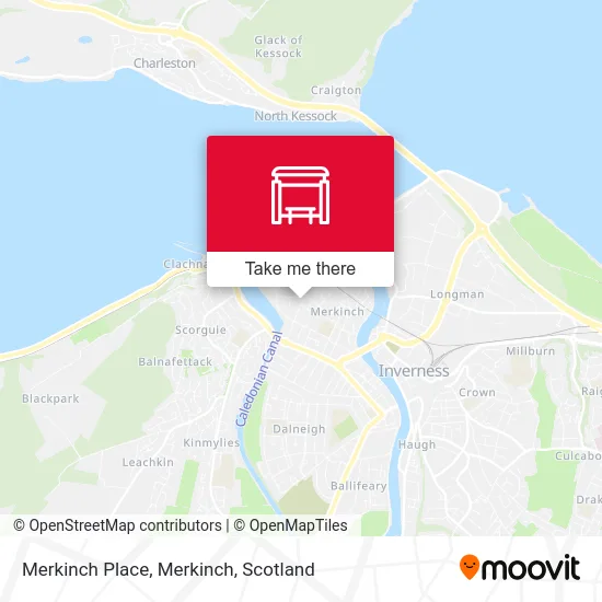 Merkinch Place, Merkinch map