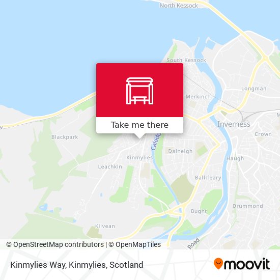 Kinmylies Way, Kinmylies map