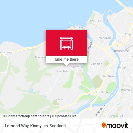 Lomond Way, Kinmylies map