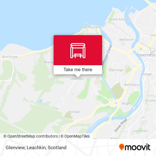 Glenview, Leachkin map