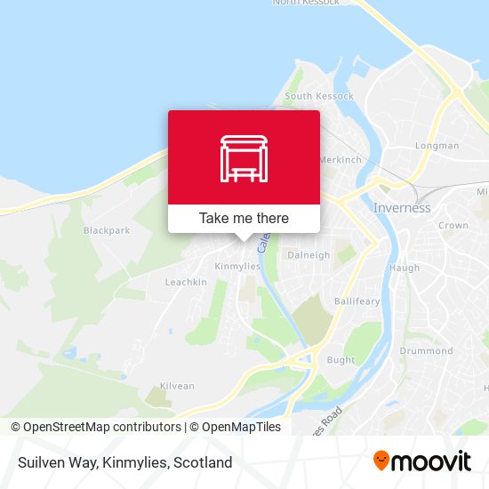 Suilven Way, Kinmylies map