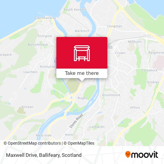 Maxwell Drive, Ballifeary map
