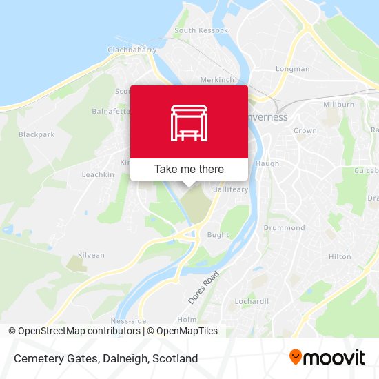 Cemetery Gates, Dalneigh map