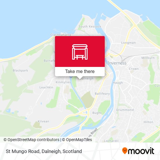 St Mungo Road, Dalneigh map