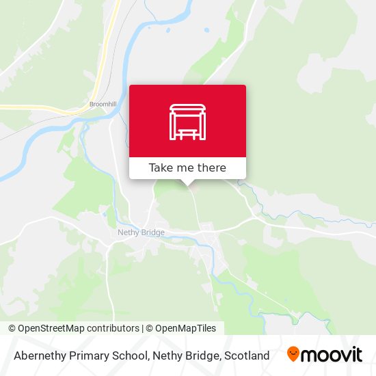 Abernethy Primary School, Nethy Bridge map
