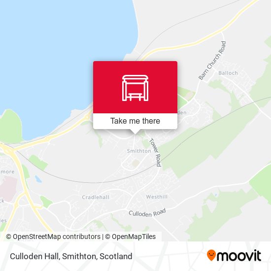 Culloden Hall, Smithton map